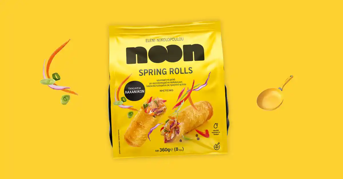 Spring Noon Spring Rolls with Fresh Vegetables - noon